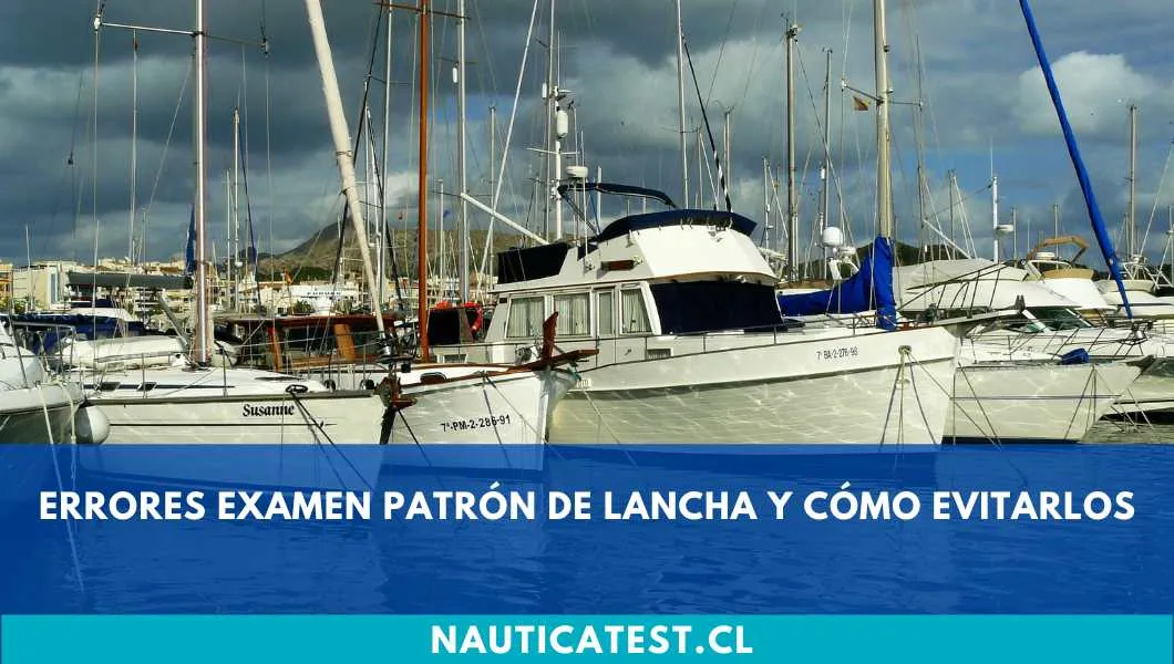 5 errores comunes al dar el examen teórico náutico y cómo evitarlos