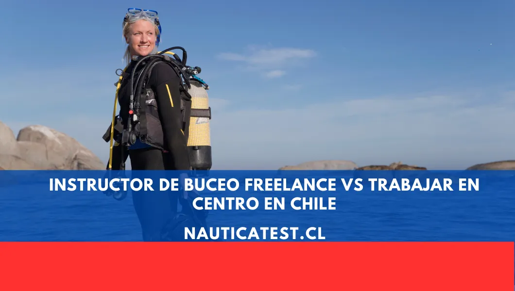 Instructor de Buceo Freelance vs Trabajar en Centro en Chile