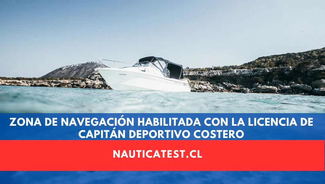 Zona de Navegación Habilitada con la Licencia de Capitán Deportivo Costero