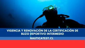 Vigencia y Renovación de la Certificación de Buzo Deportivo Intermedio